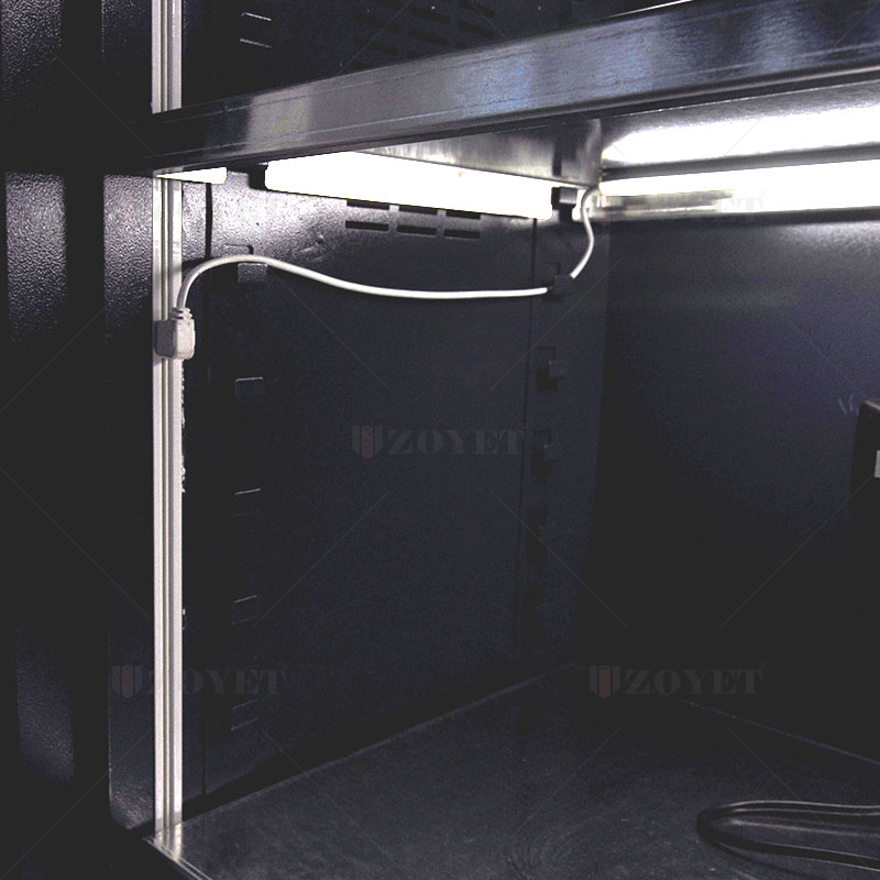 battery recharging cabinet with LED Lighting System: