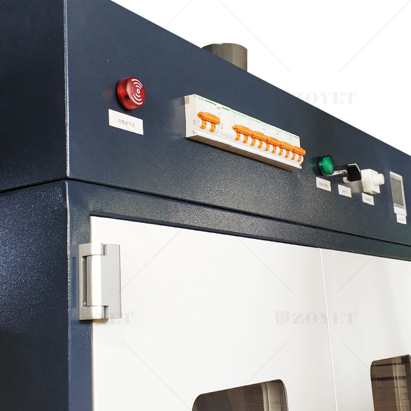 battery recharging cabinet with on/off button