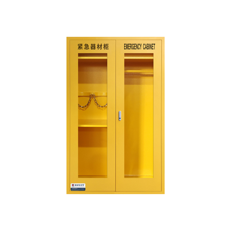 emergency equipment storage cabinet