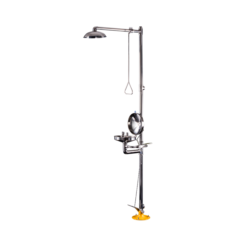 Stainless steel 304 eyewash shower