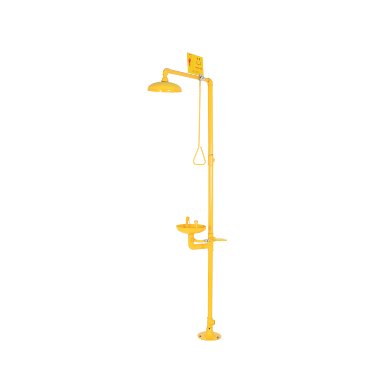 ABS coated stainless steel eyewash shower