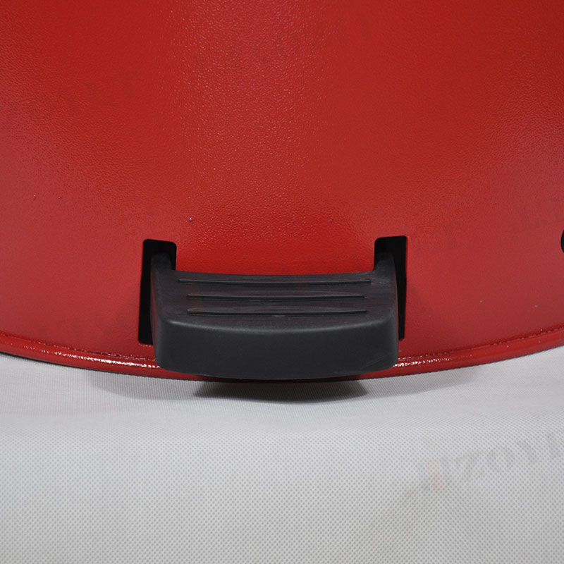 oily waste can with pedal design