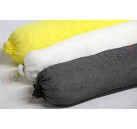 absorbent sock with yellow color for chemical