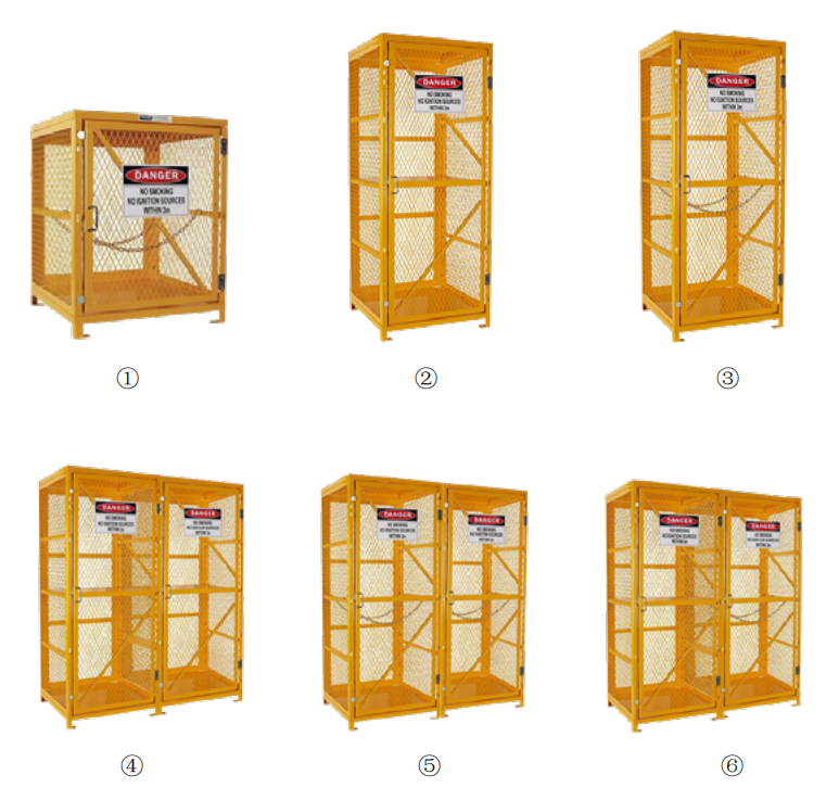 Australian standard gas cylinder cage