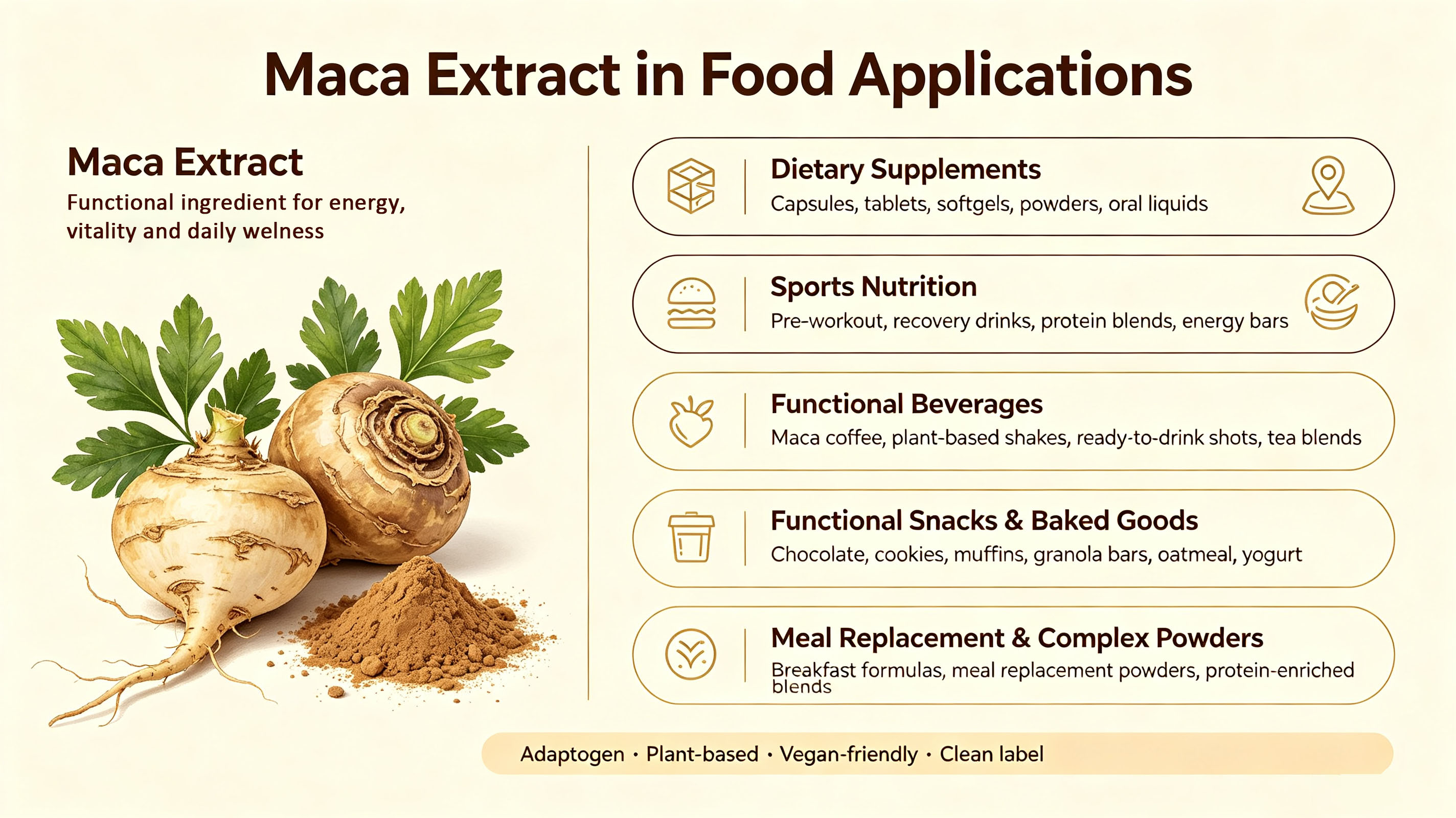 Pure Maca Extract | Natural Maca Root Extract Powder for Health Supplement