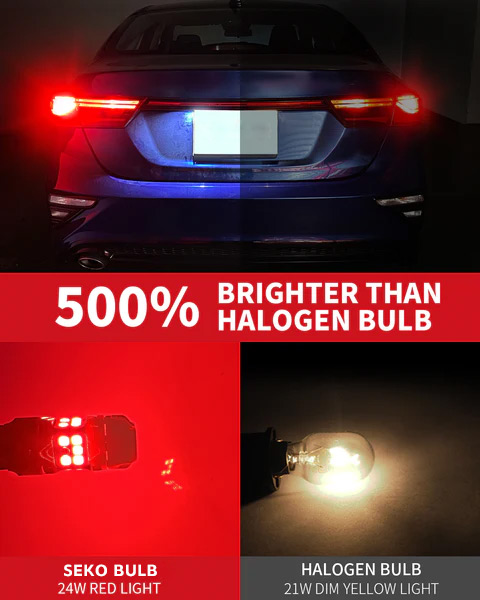 SEKO T3 7443 led bulb that boasts an astounding 500% increase in brightness when compared to traditional halogen bulbs.