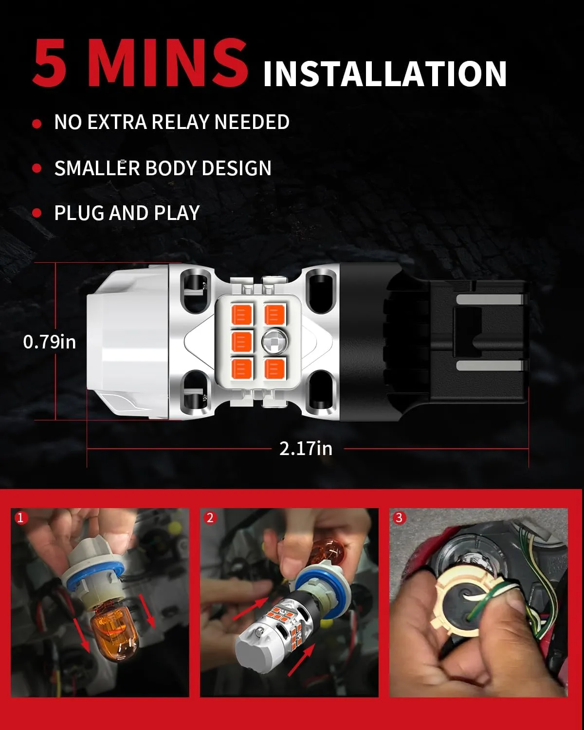 7443 led switchback 5-MIN PLUG & PLAY
