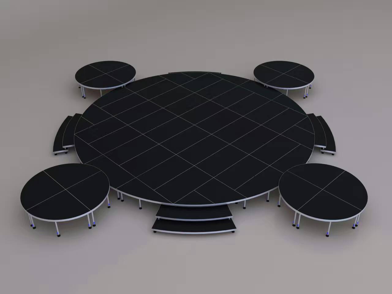 Round Stage Platform, concert stage platform,