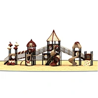 Outdoor Playground MLPG-24048 Galvanized pipe+LLDPE+wirerope for park