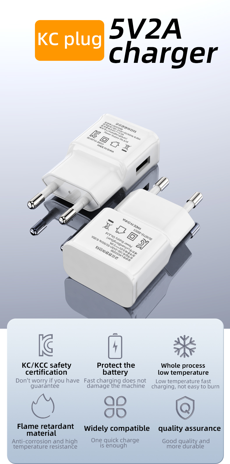 The cell phone wall charger offers a convenient and efficient way to charge your mobile device at home or in the office.