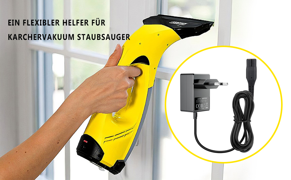 Our battery charger for Karcher window cleaner ensures your device is always powered up and ready to use when you need it.