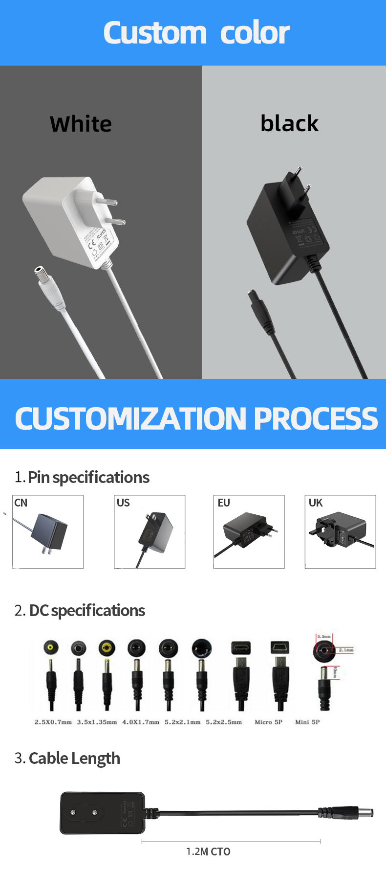 The 12v 2a 24w power adapter provides a reliable source of energy for compatible 12-volt devices.