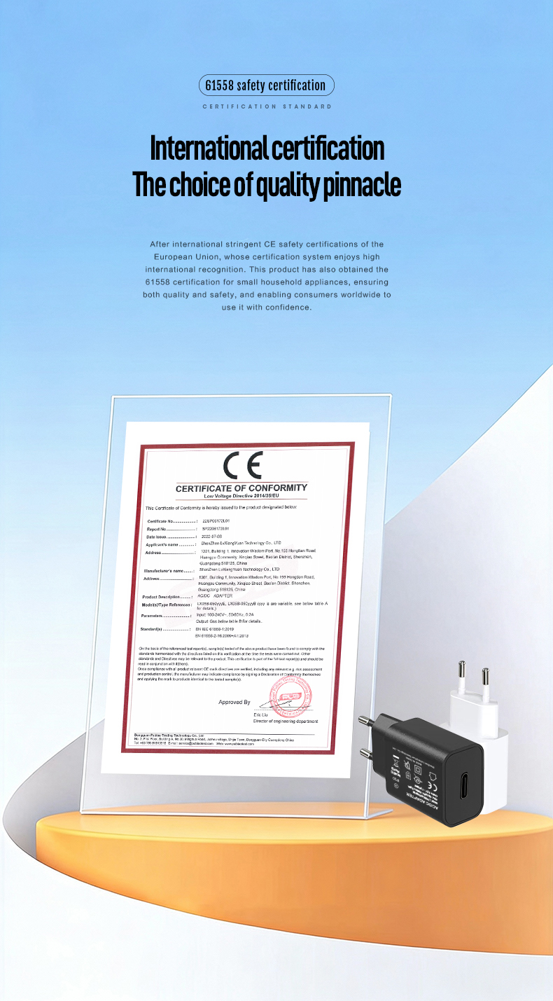 The AC Power Adapter Type C 5V 1A converts AC to stable 5W DC power. Features USB-C output, universal 100-240V input, and over-current/short-circuit protection. Compact plug-in design, CE/FCC certified for smartphones, earbuds, and IoT devices.