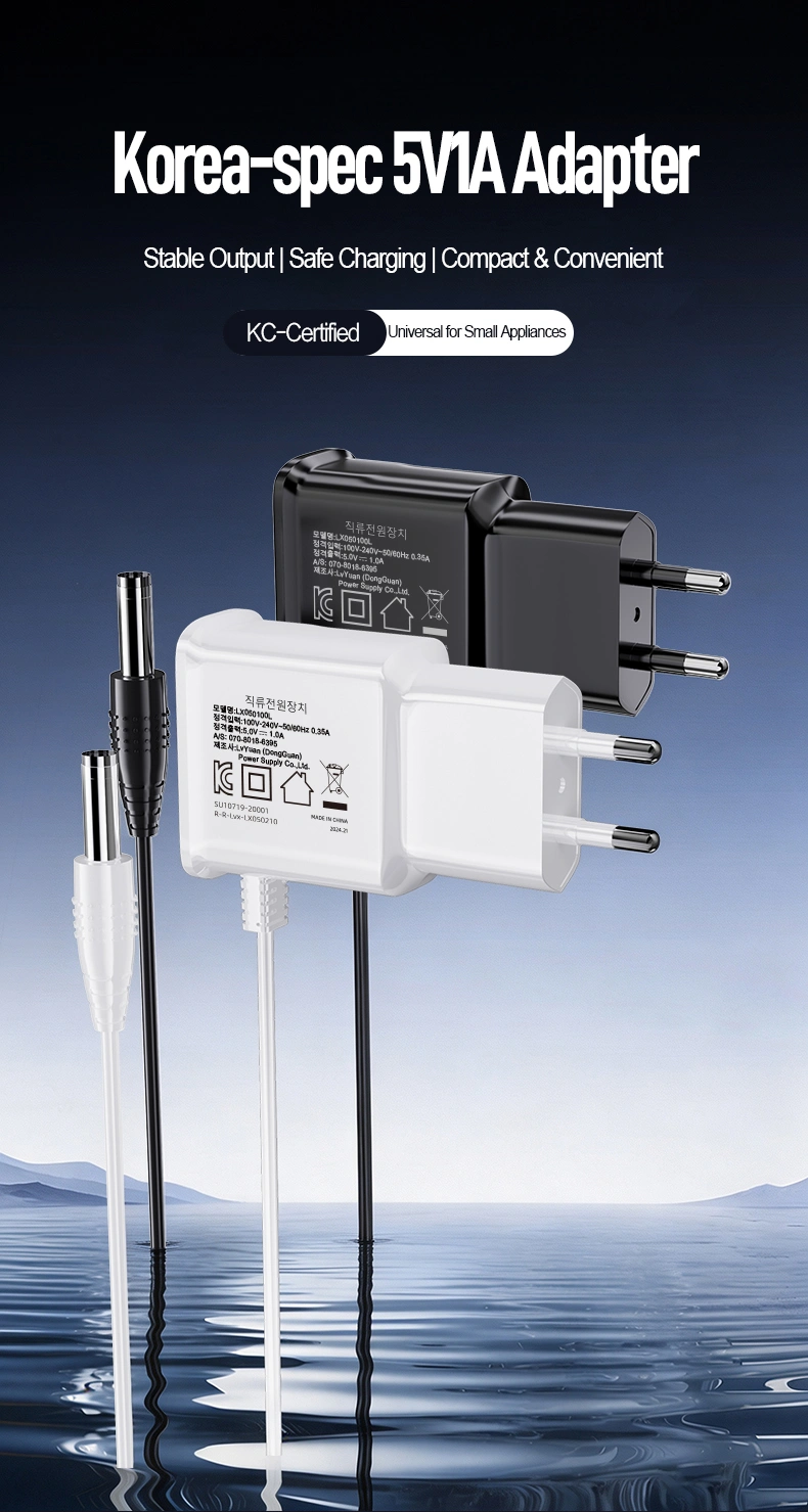 Laden Sie Ihre Geräte mit einem 5V 1A Netzteil oder 5W Netzteil auf! Wechselstrom oder Gleichstrom, Sie können je nach Bedarf zwischen einem 5-V-Wechselstromadapter oder einem 5-W-Gleichstromadapter wählen.