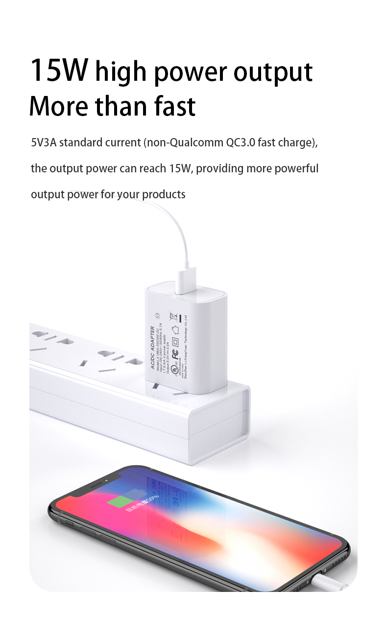 An Android wall charger is a power adapter specifically designed for charging Android devices such as smartphones or tablets. It can be plugged into a wall outlet and features a USB port or a micro-USB cable to connect to the Android device. Android wall chargers usually offer a fast charging speed, and some may have quick charge technology like QC 3.0. They typically have a compact design and are portable, making them convenient for use at home, office, or on-the-go. Additionally, many Android wall chargers have built-in safety features such as overcurrent protection and overvoltage protection to ensure safe charging for your device.