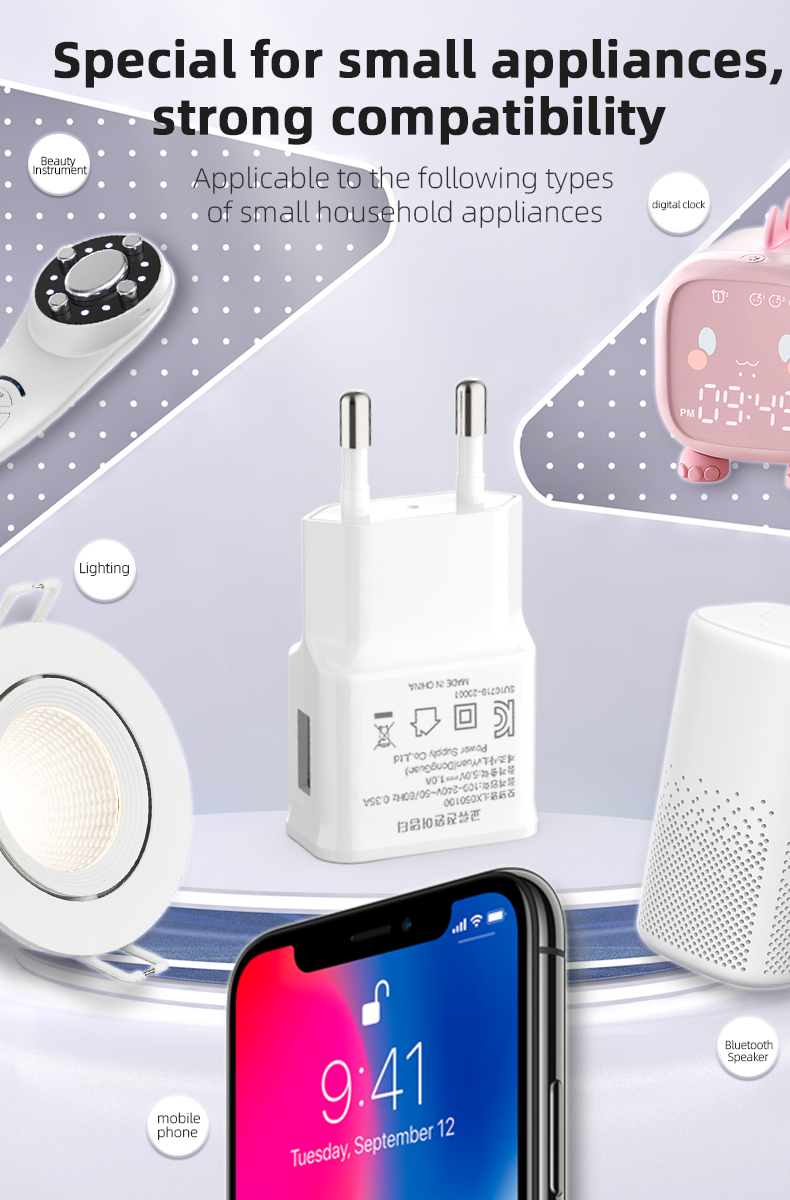 5v 1a usb power adapter
