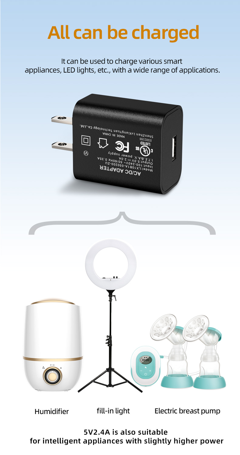 A USB adapter charger is compatible with most USB-powered devices, including smartphones, tablets, wireless headphones, and other electronic gadgets that can be charged through a USB port.