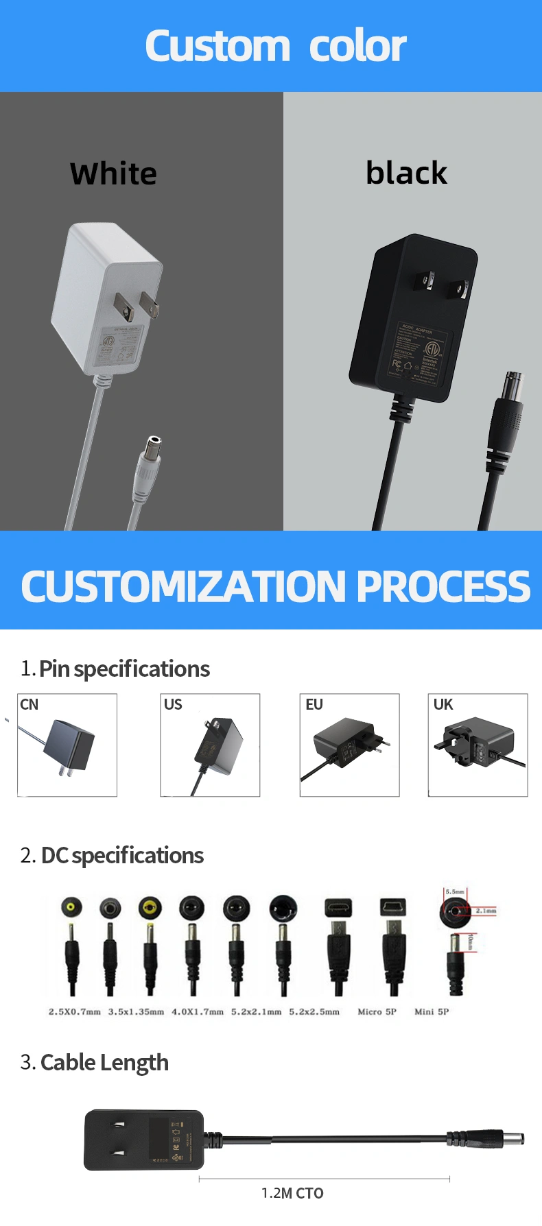 Universal input 8V 2A 2000mA AC/DC Switching Adapter**. Efficiently converts 100-240V AC mains power to a **safe, regulated 8V DC output** (2A / 2000mA). Features robust switching conversion technology & short-circuit protection. **Ideal for routers, speakers, monitors, and devices requiring stable 8V 2A power.