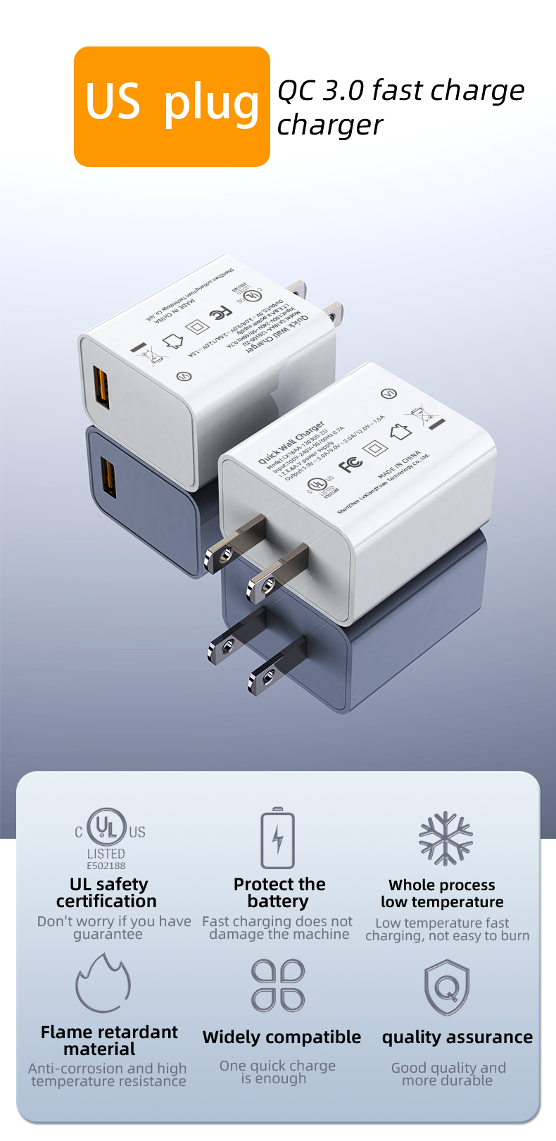 fast phone charger 18w