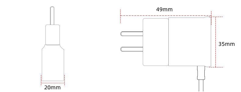 Experience smooth and fast charging for your device with our reliable 5V 2A AC adapter.