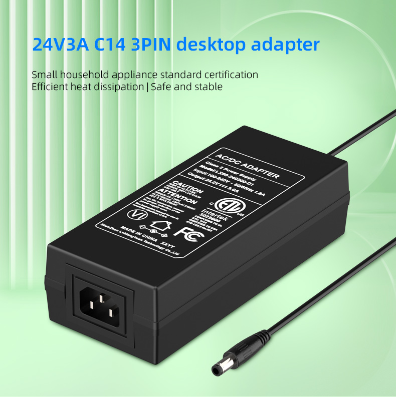 Need a 24V 3A adapter for your electronic device? Look no further – our adapter is designed for performance and longevity.