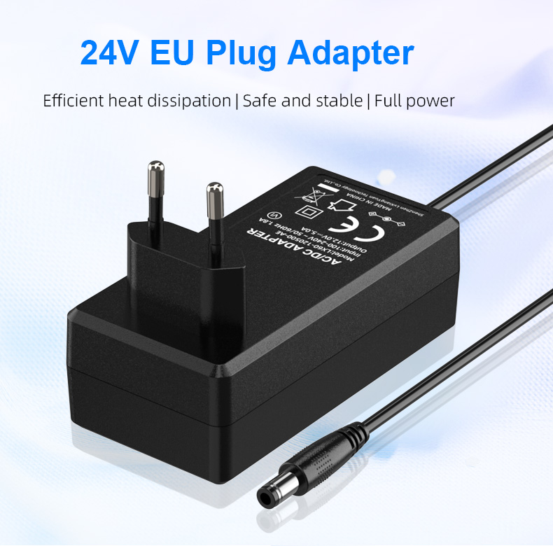 24v eu plug adapter