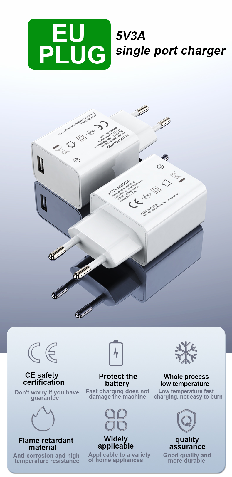 Experience fast and reliable charging for your android phone with our android cell phone charger, providing efficient and powerful charging to keep your device powered up at all times.