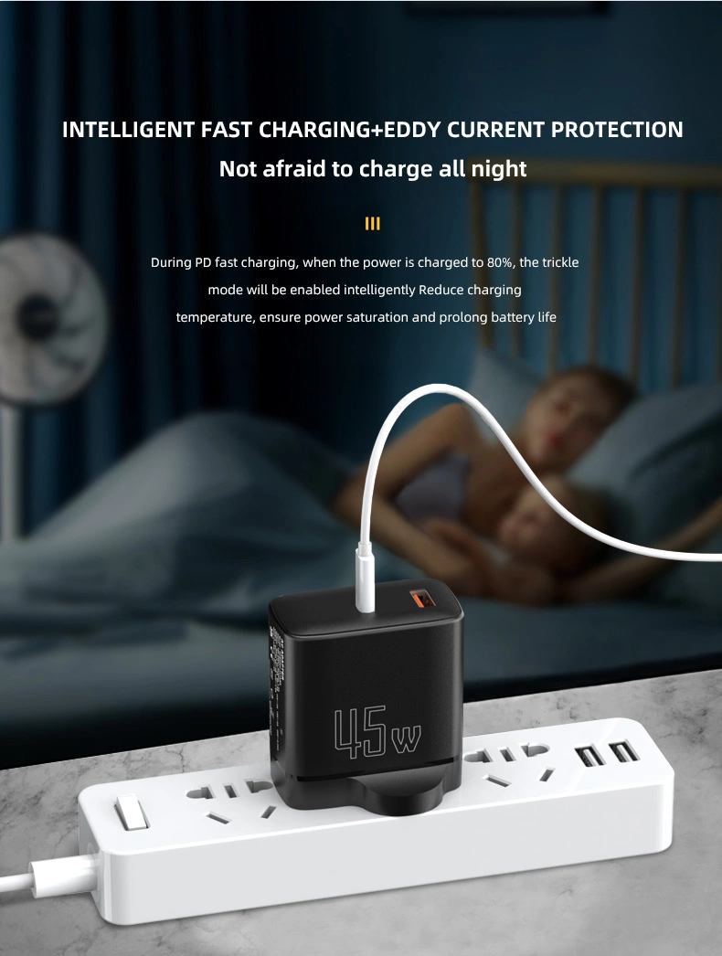The 45W PD power adapter from Samsung is a high-quality charging device that is designed specifically to support Power Delivery technology. It can provide fast charging for compatible devices, including laptops, smartphones, and tablets.