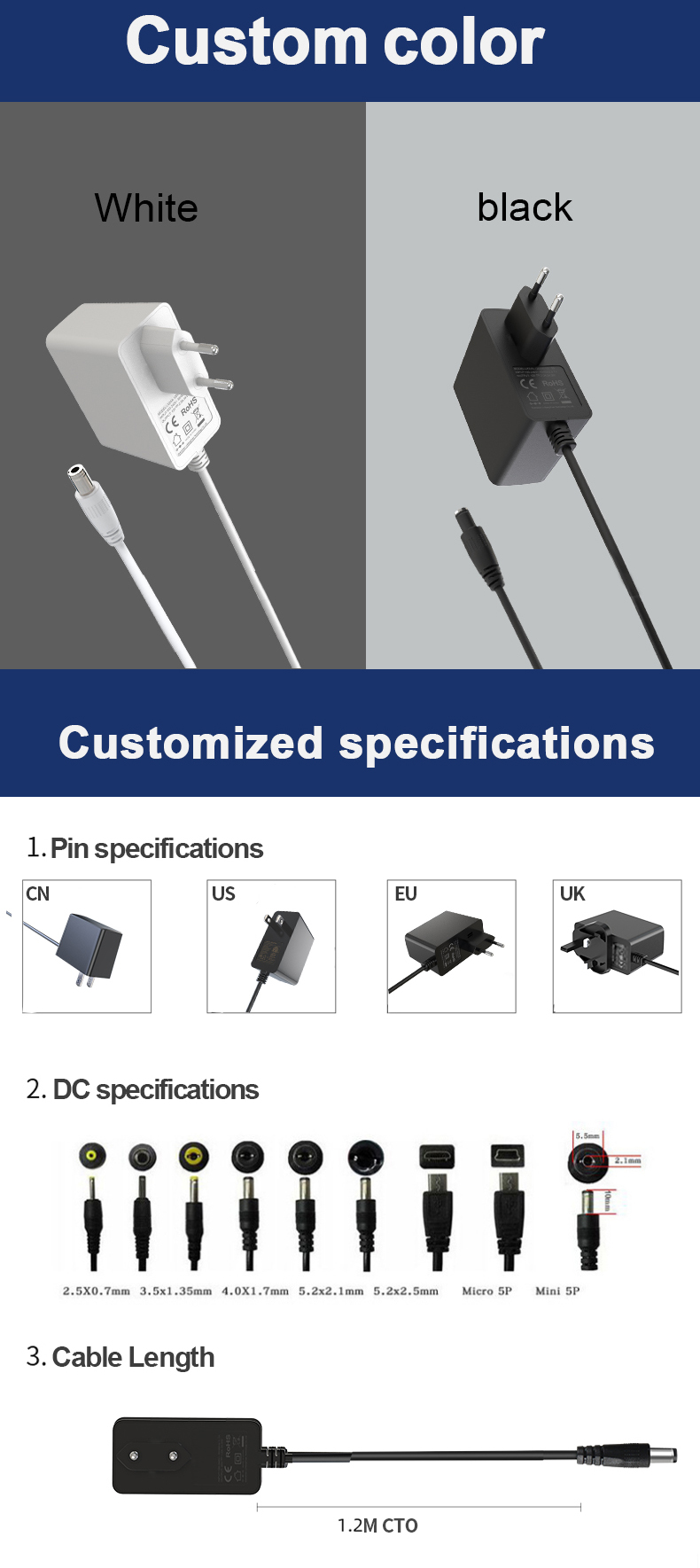 Compact 5V 4A adapter provides 20W power for fast charging. Universal 100-240V input, CE/FCC-certified, compatible with routers, IoT devices, and electronics. Features over-current/voltage protection for safe, reliable performance.