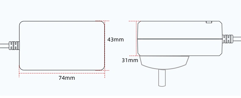 Looking for a steady 9V 4A power source? Our high-quality adapter delivers the power you need for your device's optimal performance.