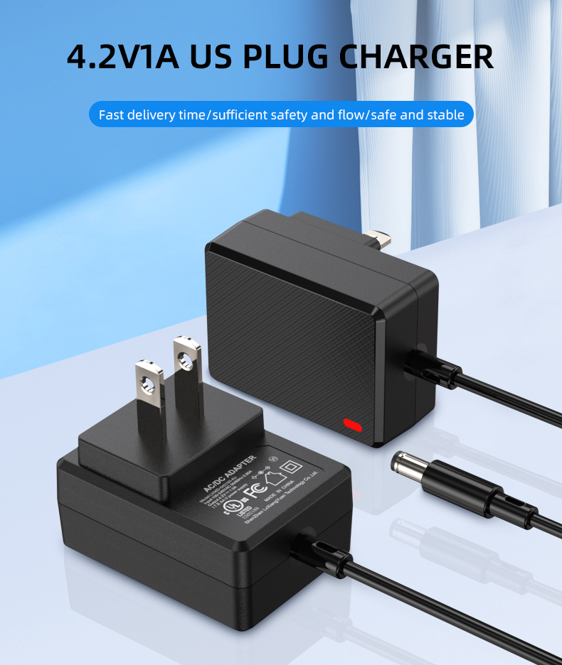 4.2v 1a lithium battery charger
