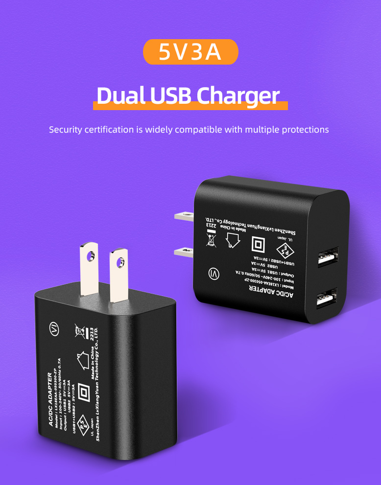 Experience fast charging speeds with our 3.1 Amp USB Charger, for quick and efficient power-ups.