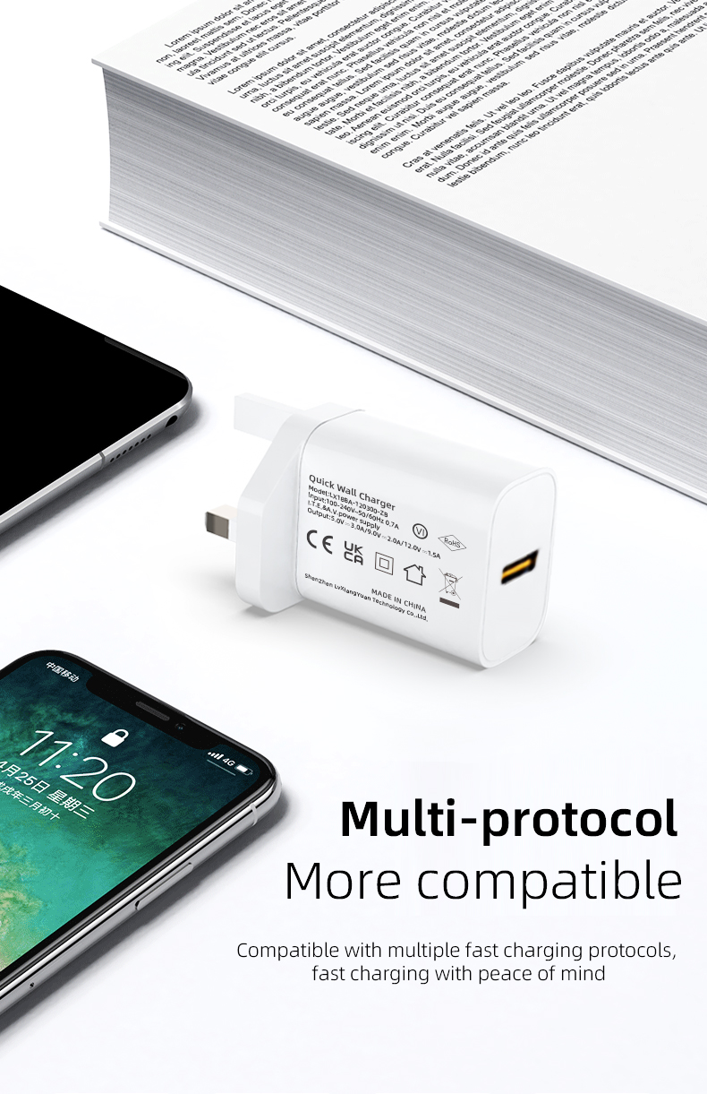 The QC3 0 adapter is an advanced and efficient device designed to provide quick and reliable charging solutions for devices equipped with Quick Charge 3.0 technology, offering faster charging speeds and higher power output.