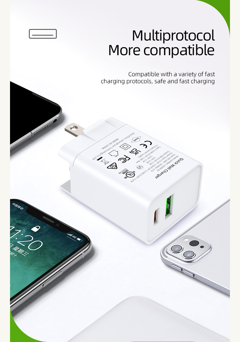 dual ports fast charger