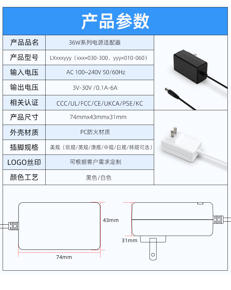 5V4A适配器
