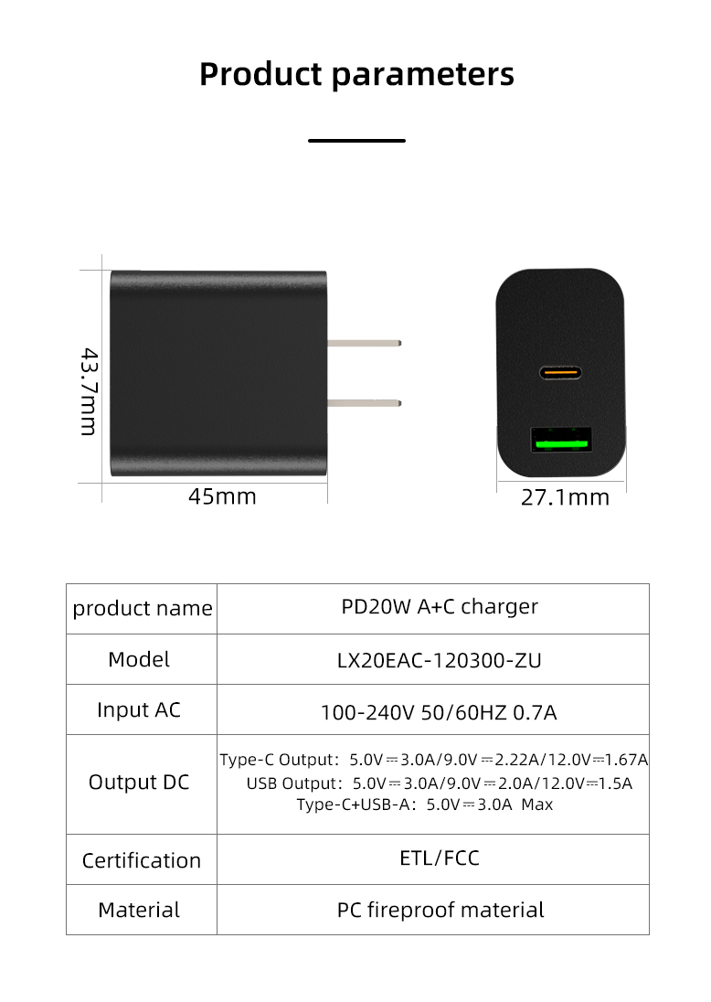 20w fast charger