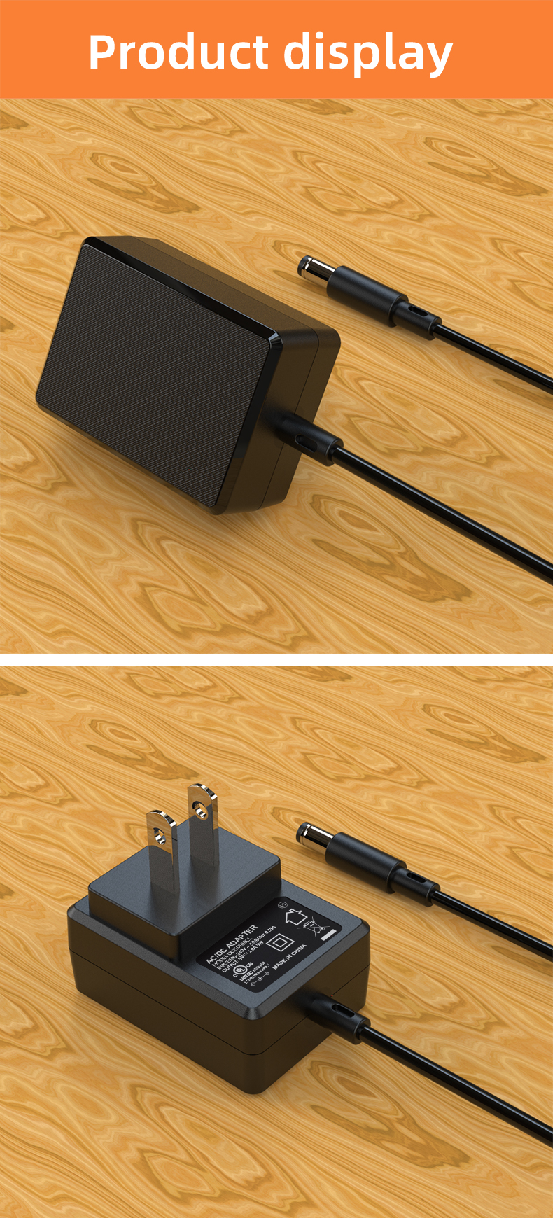 The 8V AC adapter provides a stable and reliable power supply to charge or power electronic devices with 8V input requirement, delivering optimal device performance.