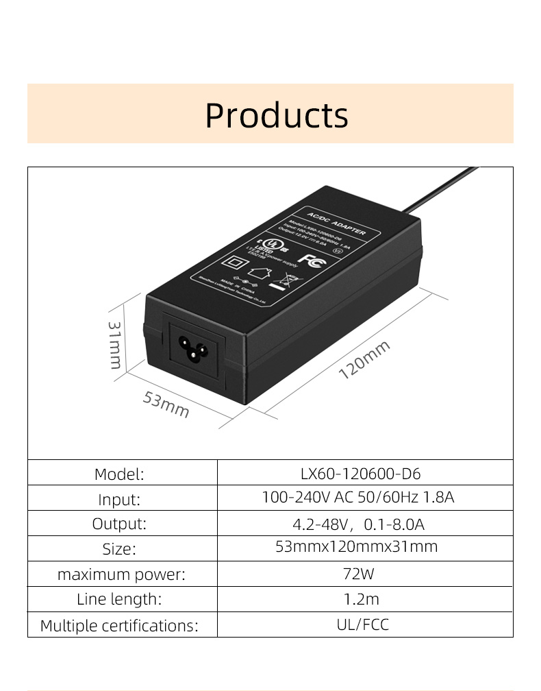 The 36v adapter is a power supply that provides a maximum output of 36 volts and is commonly used to power a variety of electronic devices requiring this voltage output, such as electric bikes, scooters, and other low-voltage applications.