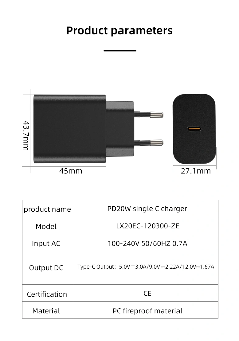 pd 20w charger
