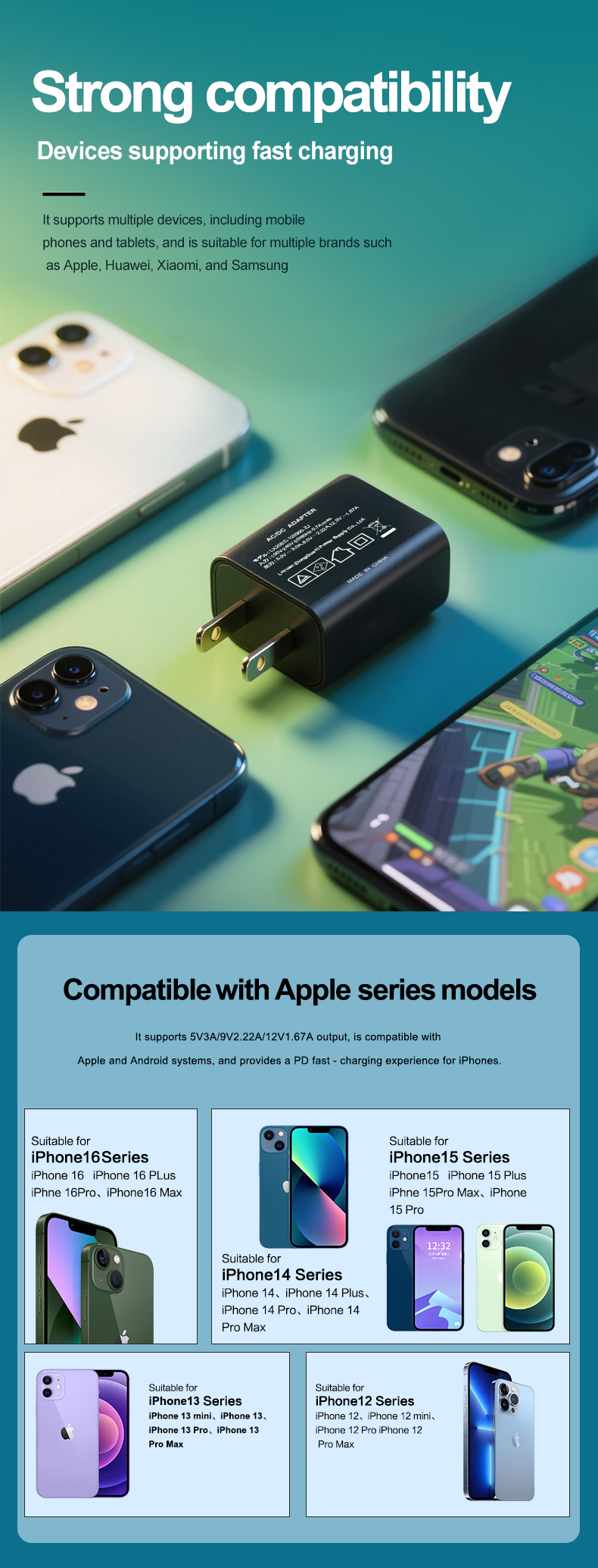 The **PD20W Wall Charger** provides certified 20W USB-C Power Delivery (PD) fast charging, ideal for modern smartphones and accessories. Its small size and foldable plug enhance portability. This essential PD20W solution outperforms standard chargers, making it the go-to compact 20W wall charger for reliable, rapid charging at home or on the move.