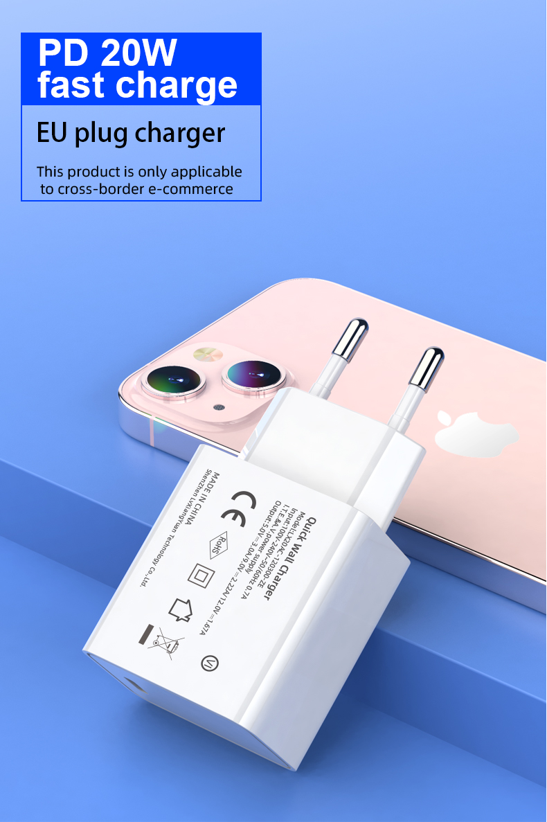 Stay powered up with our USB-C wall adapter. With its compact design and reliable performance, it's the perfect solution for all your charging needs.