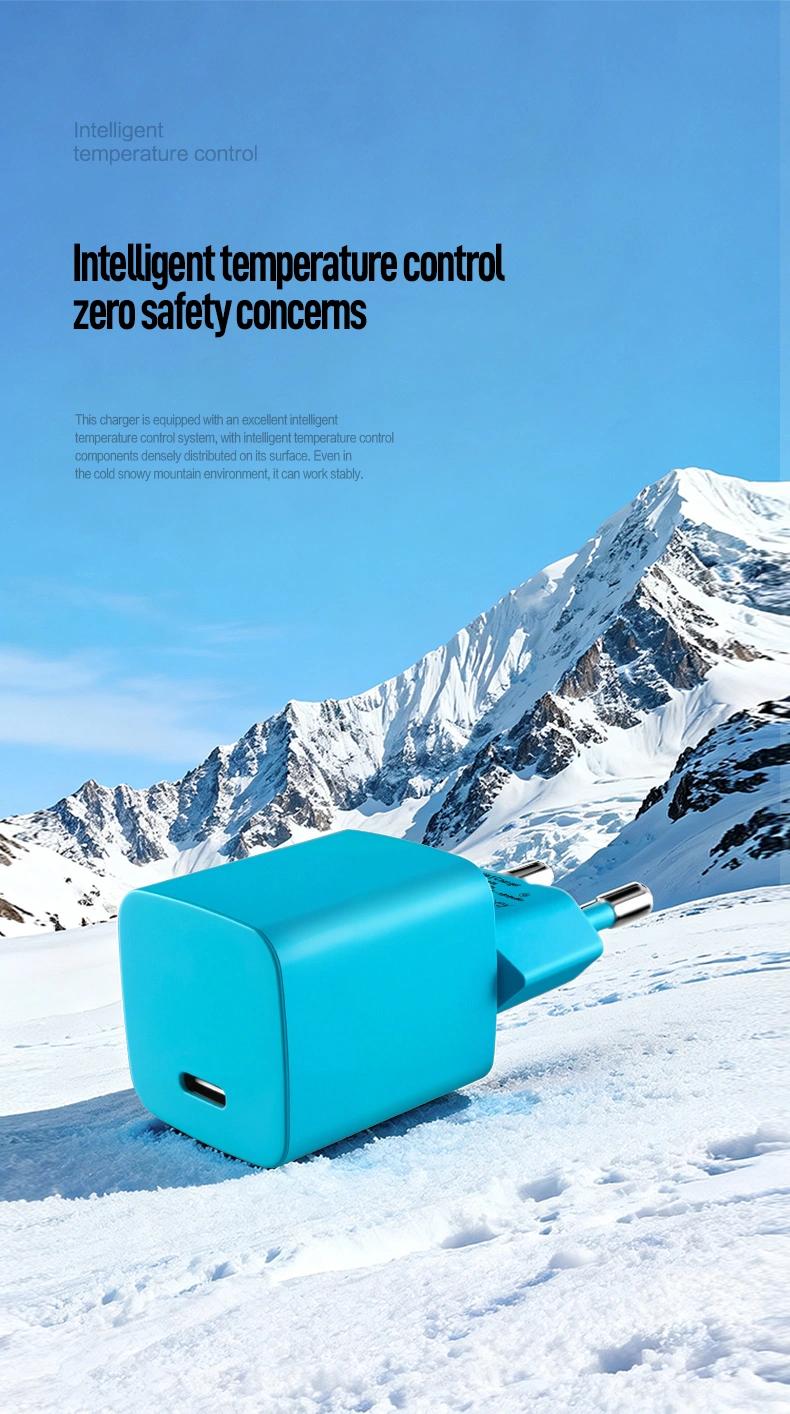 The PD 20W USB-C Power Adapter delivers rapid charging via USB-C Power Delivery 3.0. Powers iPhones to 50% in ~30 minutes and supports AirPods/Android devices. Features universal 100-240V input, compact foldable design, and built-in safeguards against over-voltage/current for efficient, safe charging.