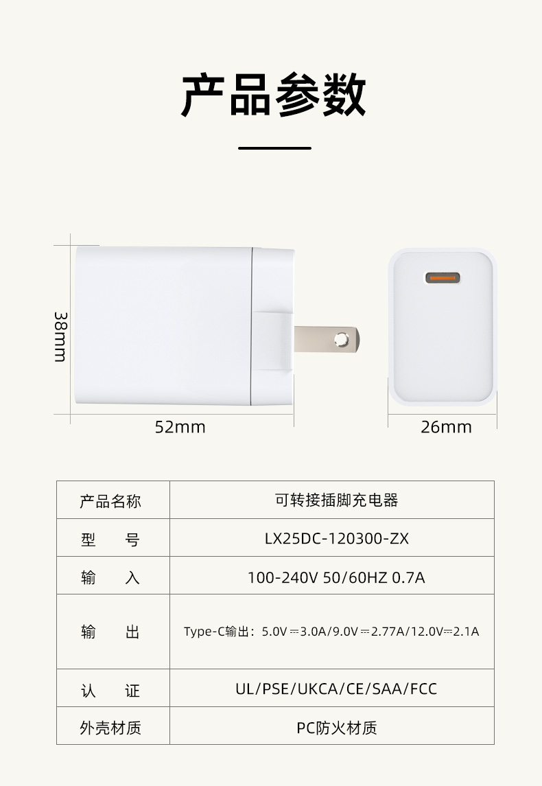 PD 25W充电器