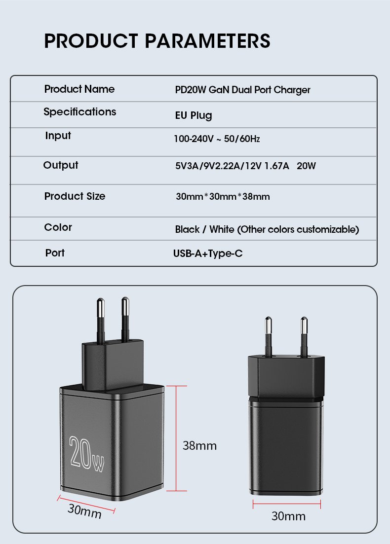 This certified 20 watt charger for iphone 11 supports PD fast charging, fills 50% battery in 30 mins, with full multi-layer safety protection for stable, safe daily charging.