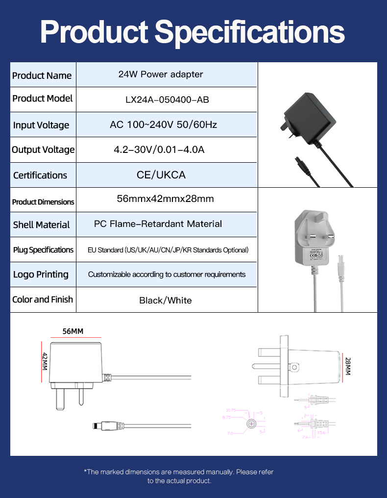 Compact 5 volt 4amp adapter (20W) ensures efficient charging for devices. Universal 100-240V input, CE/FCC-certified. Ideal for routers, IoT gadgets, and mobile accessories. Features over-current/voltage protection for safe, reliable operation.