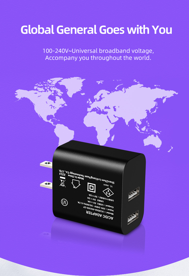 Stay connected on the go with our dual phone charger, designed to keep your devices powered up wherever you are.