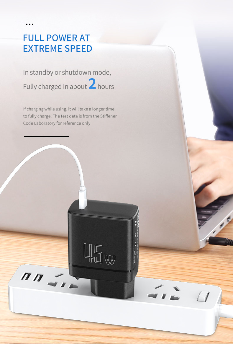 A 45W Samsung charger is a power adapter specifically designed to be used with Samsung devices that require up to 45 watts of power input. This type of charger is typically used to charge and power high-end Samsung laptops, tablets, and smartphones. It is important to note that not all Samsung devices require a 45W charger, and using a charger with an incorrect wattage can lead to damage or malfunction. Therefore, it is important to check the user manual or specifications of your Samsung device to ensure that a 45W charger is compatible and recommended for use.
