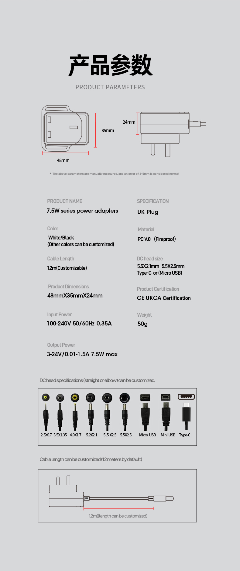 The 12v 300ma Power Supply delivers stable 12V/300mA (3.6W) DC power for IoT sensors, routers, and medical devices. With built-in overload/short-circuit protection, FCC/CE certification, and precision voltage regulation, it ensures reliable, energy-efficient performance for critical home automation, industrial, or healthcare applications.