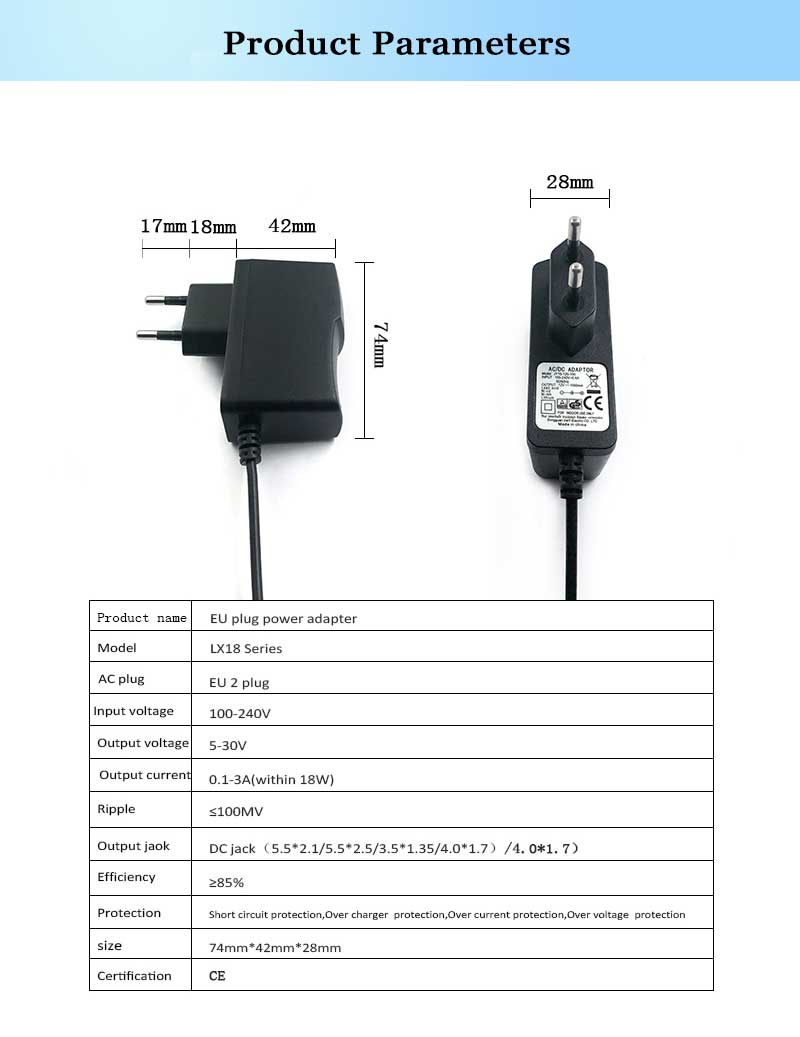 9v 1.3a power adapter