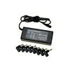 90W  universal charger laptop/notebook automatic universal laptop adapter 15V-24V with 8 dc tips